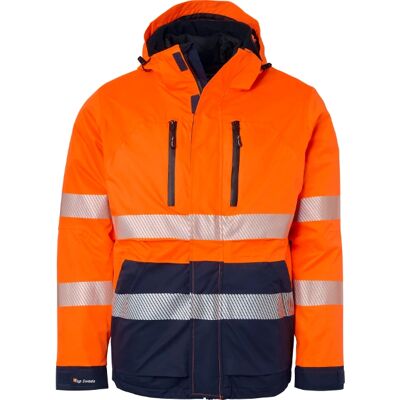 Top Swede 127 Fluorescerende Marine-Oransje Jakke - Sikkerhet & Synlighet Top Swede 127 Fluorescerende Marine-Oransje Jakke - Sikkerhet & Synlighet