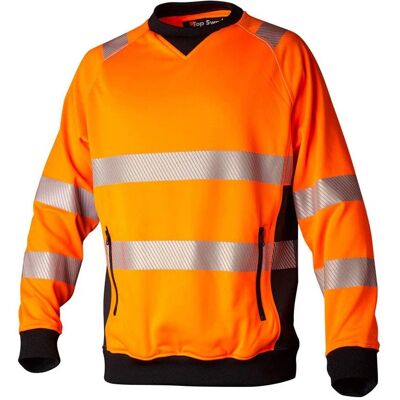 Top Swede 132 Sweatshirt - Høy synlighet EN ISO 20471 - XL Top Swede 132 Sweatshirt - Høy synlighet EN ISO 20471 - XL