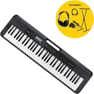 Casio CT-S300 Keyboard - 61 Tangenter, Dance Mode, USB, Stativ, Hörlurar Casio CT-S300 Keyboard - 61 Tangenter, Dance Mode, USB, Stativ, Hörlurar