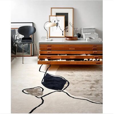 Classic Collection - Abstrakt Teppe - Hvit - 250X350 - Teppe Classic Collection - Abstrakt Teppe - Hvit - 250X350 - Teppe