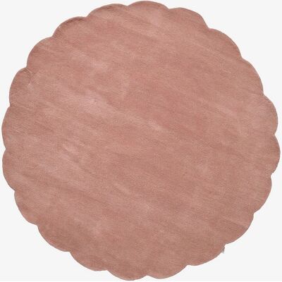 Classic Collection Shell Rosa - Rundtæppe - 120cm Classic Collection Shell Rosa - Rundtæppe - 120cm