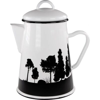 Hällmark Emaljert Kaffekanne - 1,2L Kjøkken Camping Holdbar Hällmark Emaljert Kaffekanne - 1,2L Kjøkken Camping Holdbar