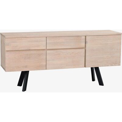 Rowico Home Fred skabs - 170 x 42 cm - Træ/Sort Rowico Home Fred skabs - 170 x 42 cm - Træ/Sort