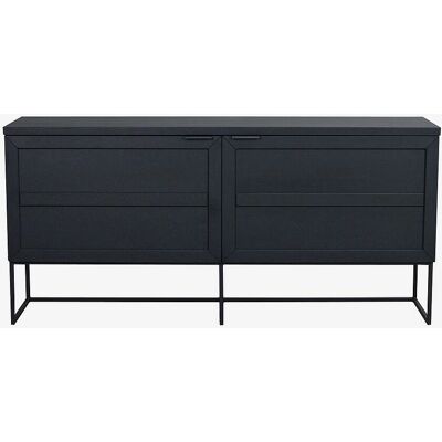 Rowico Home Everett Skænk - 160cm - Sort - FSC-certificeret eg Rowico Home Everett Skænk - 160cm - Sort - FSC-certificeret eg