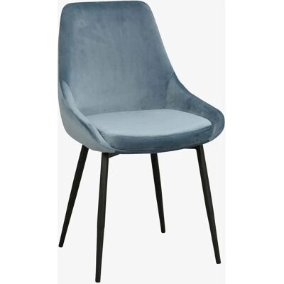 Rowico Sierra Blaue Samt 2er Hocker-Set - Hocker Rowico Sierra Blaue Samt 2er Hocker-Set - Hocker