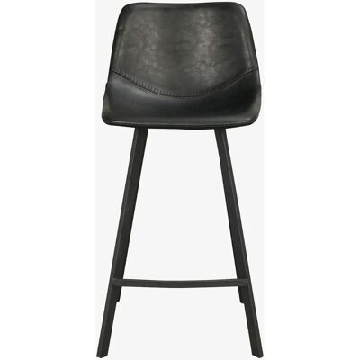 Rowico Home - 2-pak Sorte Kunstlæder Barstole - Moderne Køkken Rowico Home - 2-pak Sorte Kunstlæder Barstole - Moderne Køkken