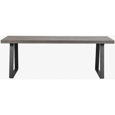 Rowico Home Brooklyn Udvideligt Spisebord - Sorte Metal U-ben Rowico Home Brooklyn Udvideligt Spisebord - Sorte Metal U-ben