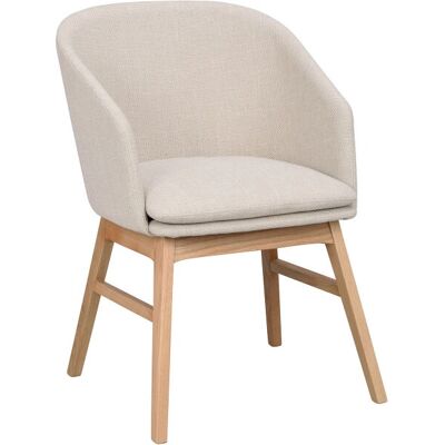 Skandinavisk matstol Rowico Windham - Set om 2 - Beige tyg Skandinavisk matstol Rowico Windham - Set om 2 - Beige tyg