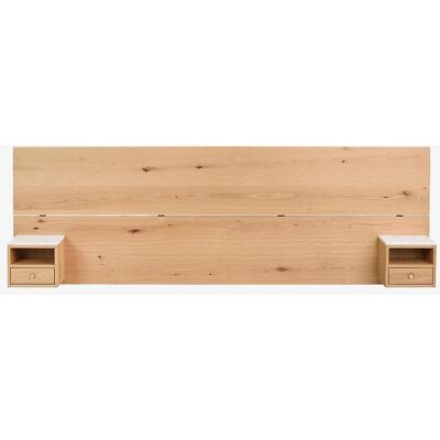Rowico Home Whitmore Natürliche Eiche Kopfteil mit Nachttischen Rowico Home Whitmore Natürliche Eiche Kopfteil mit Nachttischen