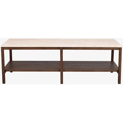 Rowico Orwel soffbord - Travertin topp - 140x60cm - Skandinavisk Design Rowico Orwel soffbord - Travertin topp - 140x60cm - Skandinavisk Design