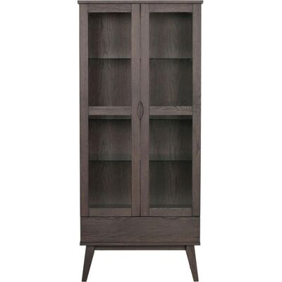 Rowico Home Filippa Mörkbrun Glasvitrin Rowico Home Filippa Mörkbrun Glasvitrin