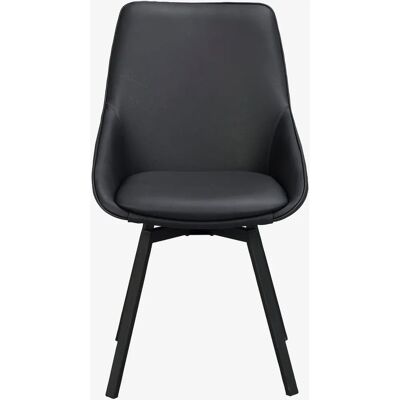 Rowico Home Alison drejestol - 2 stk - Sort Rowico Home Alison drejestol - 2 stk - Sort