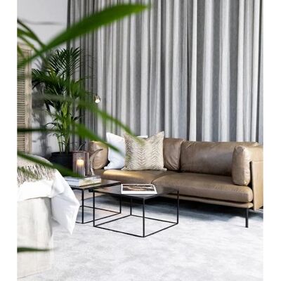 Artwood Brioche Ledersofa - 3-Sitzer, Sand, Modern - Sofa Artwood Brioche Ledersofa - 3-Sitzer, Sand, Modern - Sofa