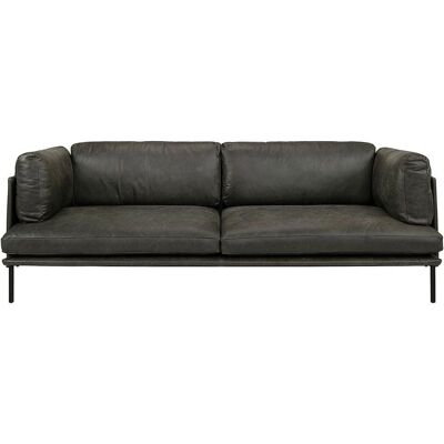 Artwood Brioche Ledersofa Ebenholz - Sofa Artwood Brioche Ledersofa Ebenholz - Sofa