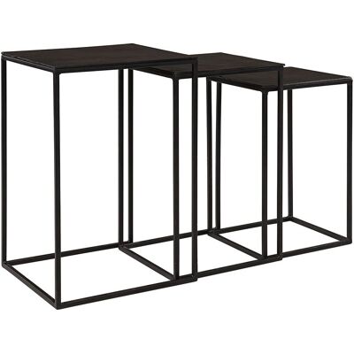 Artwood Nova Beistelltisch - Schwarz - 3er-Set Artwood Nova Beistelltisch - Schwarz - 3er-Set