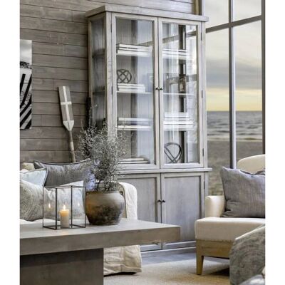 Artwood Colmar Vitrinenschrank - Grau - 06-80713 Artwood Colmar Vitrinenschrank - Grau - 06-80713