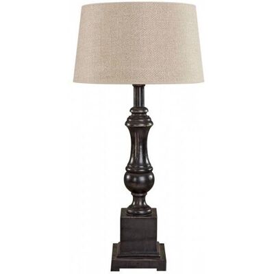 Artwood Venice schwarze Holztischlampe - Tischlampe Artwood Venice schwarze Holztischlampe - Tischlampe