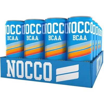 NOCCO Sunny Soda Persika och hallon 33cl 24-pack - Dryck NOCCO Sunny Soda Persika och hallon 33cl 24-pack - Dryck