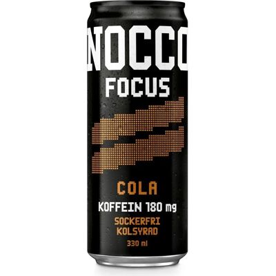 NOCCO Focus Cola 330ml - Energidryck NOCCO Focus Cola 330ml - Energidryck