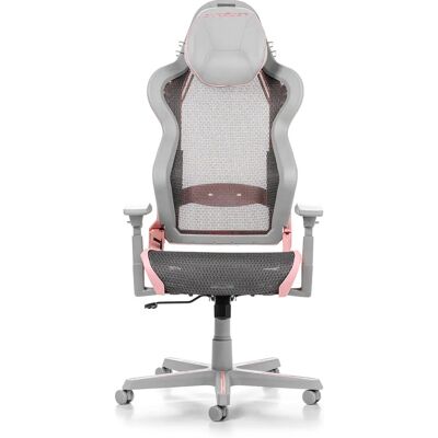 Chaise Gaming Rose DXRacer R1S-GPG - Maille Respirante - Publicité Chaise Gaming Rose DXRacer R1S-GPG - Maille Respirante - Publicité