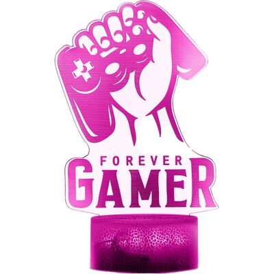 Maxcustom Forever Gamer Nattlampa - Gaming Design Maxcustom Forever Gamer Nattlampa - Gaming Design
