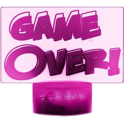 Maxcustom Spiel Ende! 3D Gaming Nachtlampe Maxcustom Spiel Ende! 3D Gaming Nachtlampe