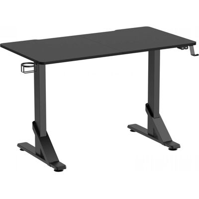 Maxmount Heavy Duty RGB Gaming Skrivebord - 112x60cm - Svart Maxmount Heavy Duty RGB Gaming Skrivebord - 112x60cm - Svart