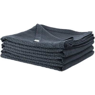 Scandi Living Kimono Sengeteppe - 260x260cm Storm blue Scandi Living Kimono Sengeteppe - 260x260cm Storm blue