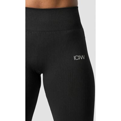 ICANIWILL Svart Define Ribbad Träningsleggings - Träningskläder ICANIWILL Svart Define Ribbad Träningsleggings - Träningskläder