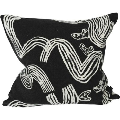 Fine Little Day Svart Tiger putetrekk 48x48 - Putetrekk Fine Little Day Svart Tiger putetrekk 48x48 - Putetrekk