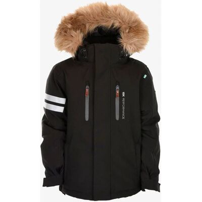 Lindberg Svart Vinterjakke Modell Colden - Vanntett, Pustende, Justerbar Hette Lindberg Svart Vinterjakke Modell Colden - Vanntett, Pustende, Justerbar Hette