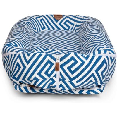 EcoViking Ancient Blue Babynest Bezug - Ergonomisches Sichere Design EcoViking Ancient Blue Babynest Bezug - Ergonomisches Sichere Design