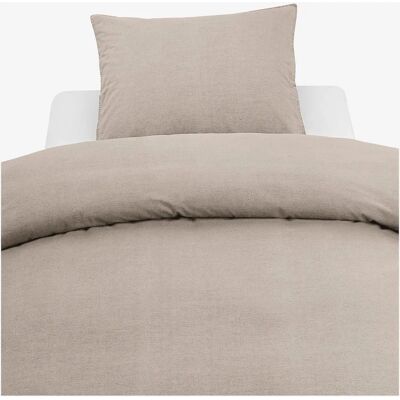 Borganäs fra Sverige - Vaskbart beige dynetrekksett - 150X210 - Sengetøy Borganäs fra Sverige - Vaskbart beige dynetrekksett - 150X210 - Sengetøy