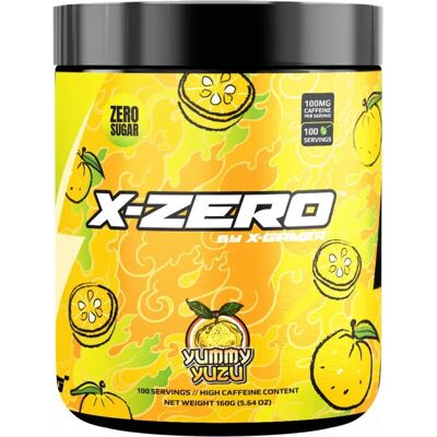 X-Gamer X-Zero Yummy Yuzu - Energiajuomajauhe - 160g X-Gamer X-Zero Yummy Yuzu - Energiajuomajauhe - 160g