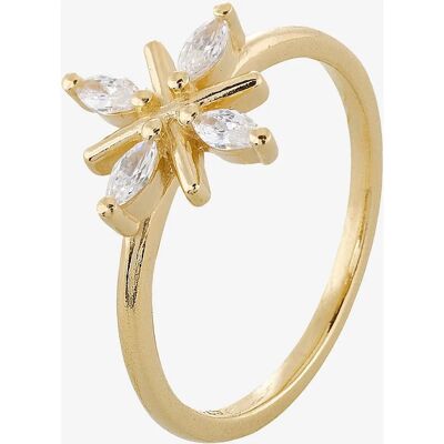 Carolina Gynning Snøfnug Ringe - Guld Carolina Gynning Snøfnug Ringe - Guld