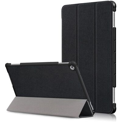 MTK Huawei MediaPad M5 Lite 10 Musta Kotelo - Tablettisuoja MTK Huawei MediaPad M5 Lite 10 Musta Kotelo - Tablettisuoja