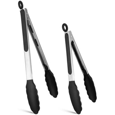 MTK 2-pack silikoniset pihdit salaattiin, pastaan, grillaamiseen MTK 2-pack silikoniset pihdit salaattiin, pastaan, grillaamiseen