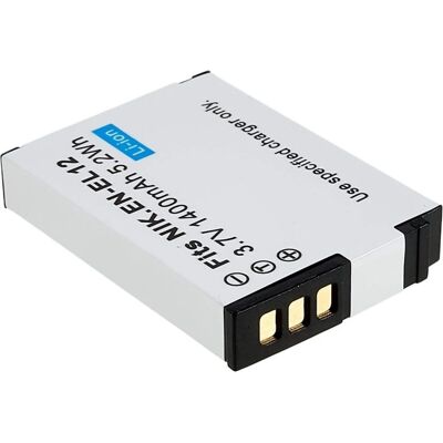 MTK EN-EL12 Batteri - Erstatning for Nikon Coolpix S9700 / S9500 / S9400 - Kamera batteri MTK EN-EL12 Batteri - Erstatning for Nikon Coolpix S9700 / S9500 / S9400 - Kamera batteri
