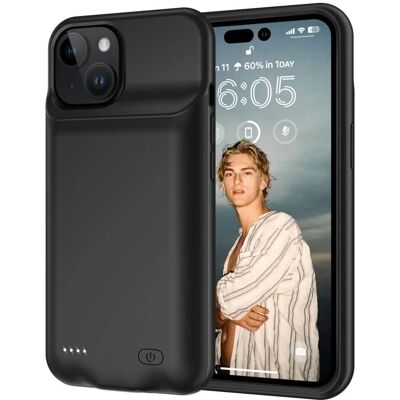 MTK Uudelleenladattava akku suojakuori iPhone 15 Plus - 8500mAh MTK Uudelleenladattava akku suojakuori iPhone 15 Plus - 8500mAh