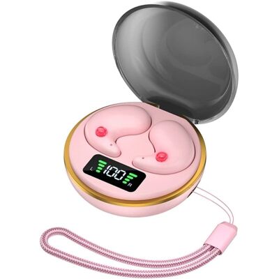 MTK Søvn Hovedtelefoner Bluetooth In Ear - Lyserød - Søvn Hovedtelefon MTK Søvn Hovedtelefoner Bluetooth In Ear - Lyserød - Søvn Hovedtelefon