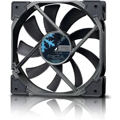 Ventola per case del computer Fractal Design Venturi HP-12 PWM - 120mm, Nero, Grigio Ventola per case del computer Fractal Design Venturi HP-12 PWM - 120mm, Nero, Grigio