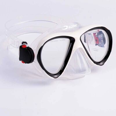 Barnsimmask Soak Dory - Svart/Vit - 8-14 år Barnsimmask Soak Dory - Svart/Vit - 8-14 år