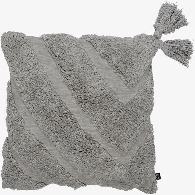 Eightmood 45x45 cm Gråt pudevar med forstødt mønster Eightmood 45x45 cm Gråt pudevar med forstødt mønster