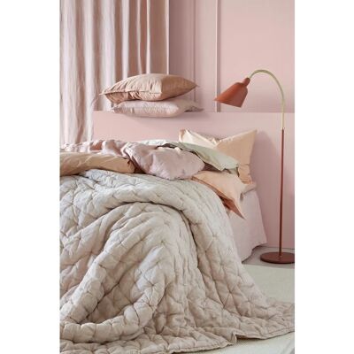 Himla - Hope Plain Økologisk bomulds sengetøj - Rosa - 220x220 cm Himla - Hope Plain Økologisk bomulds sengetøj - Rosa - 220x220 cm