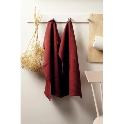 Himla - Kjøkkenhåndkle Hetty 2-pak - Rød 50x70 - Kitchen Towel Himla - Kjøkkenhåndkle Hetty 2-pak - Rød 50x70 - Kitchen Towel