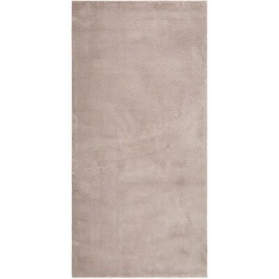 KM Home Blødt Beige Tæppe - Skridsikker, Forskellige Størrelser KM Home Blødt Beige Tæppe - Skridsikker, Forskellige Størrelser