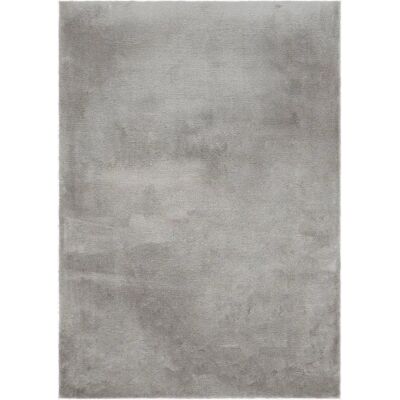 KM Home Sølv Teppe - 240x340 - Mykt Polyester KM Home Sølv Teppe - 240x340 - Mykt Polyester