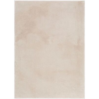 KM Home Koselig Beige Teppe - 133x190 - Mykt Polyester KM Home Koselig Beige Teppe - 133x190 - Mykt Polyester