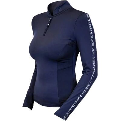 Equestrian Stockholm Power Top Modern Tech Navy - Baselayer Equestrian Stockholm Power Top Modern Tech Navy - Baselayer
