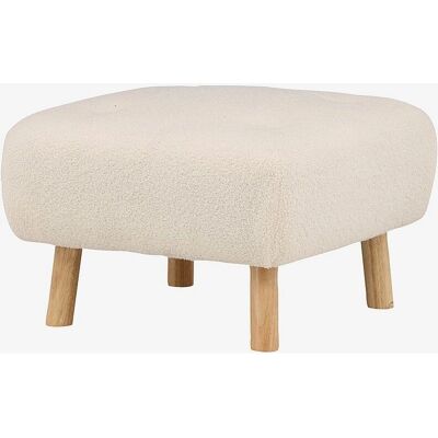 Venture Home Salina Blanc Pouf et Repose-pieds - Design Scandinave - Publicité Venture Home Salina Blanc Pouf et Repose-pieds - Design Scandinave - Publicité